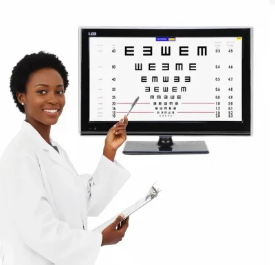 High Accuracy Digital Acuity Eye Chart LED Visual Test Diagnostic Tool Ophthalmic Eye Sight Testing System