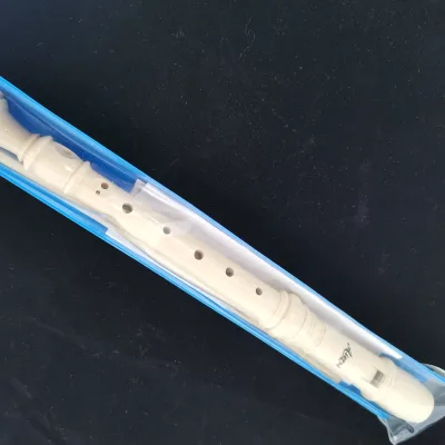 High Quality Ivory Color Soprano Flute Recorder Good Price Baroque or German Finger ABS Plastic Wind Instrument Students Adults