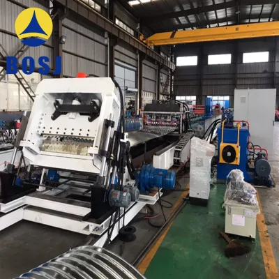 2026 BOSJ Automatic Grain Silo Roll Forming Machine | Steel Panel Making Machine Corrugated Steel Silo Forming Machine