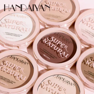 Handaiyan Natural Pressed Powder Concealer Long-lasting 8-Color Waterproof Matt Finish Cosmetics Chemical Ingredients for Face