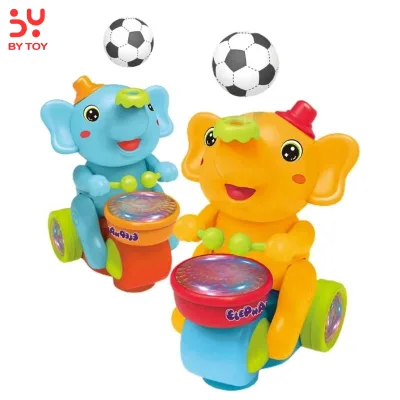 2024 New Design Dancing Musician Elephant Toy With Music and Flashing Light-up Kids Early Development Toys for Kids