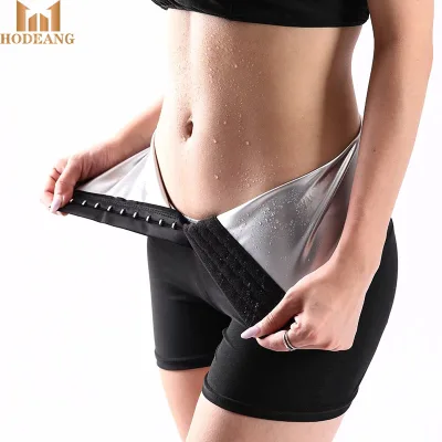 Extra Soft High Waist Slimming Effect Sweat Workout Sauna Pants Hot Waist Trainer Biker Shorts for Weight Loss