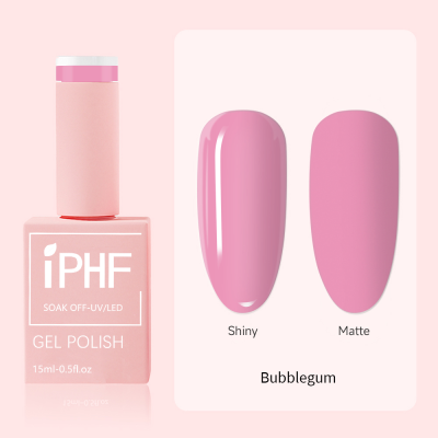 Hot Pink  Gel Nail Polish Set 6 Colors Glitter Collection Popular Red Gel Nail Polish Kit Christmas Nail Art