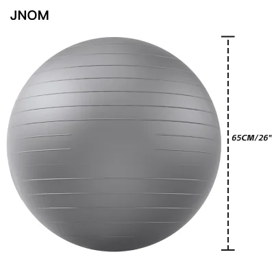 Private Label Various Size and Color PVC Yoga Ball Custom Logo Non Slip Eco Friendly Premium Yoga Ball Supplier