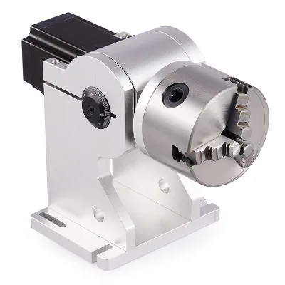 80mm Laser Engraving Machine Rotary Tool Chuck Ring Jewelry Marking Tool Rotary Axis Attachment for Fiber Laser Engravers