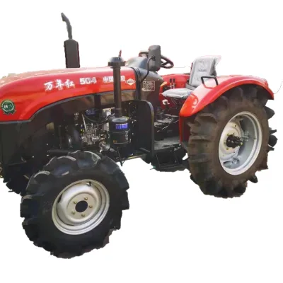 50 hp Farm Tractor 4 Wheel Drive with Hydraulic System and Three Point Suspension Tractor