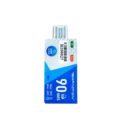 Disposable Tamper-proof LED Temperature Data Logger 20000points up to 360days Recording High Quality No Software Required