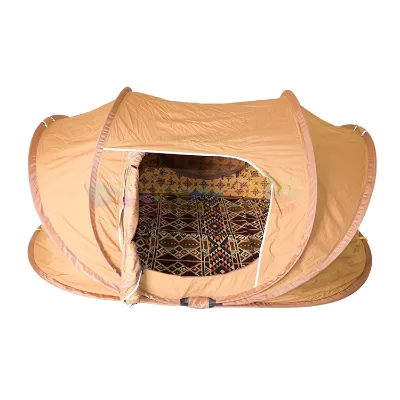 Polyester Cotton Carnival Tent Easy Middle East Installation Style Camping Outdoor Family Desert Custom Pop up Tent with logo