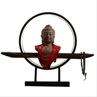 Backflow Incense Burner New Chinese Style Zen, Western Three Saints, Buddha Decorations, Living Room, Porch, Table Top Creative