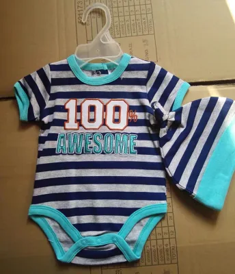 Summer Age 3 Months up to 12 Months Baby Clothes Clothing Romper Set Cotton 2017