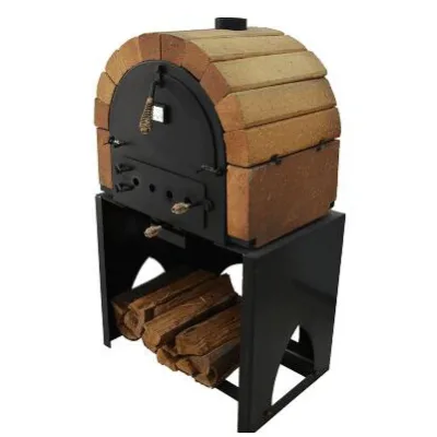 2 Layers Commercial Wood Coal Fire Small Size Wooden Pizza Oven for Western Restaurant Bakery Store