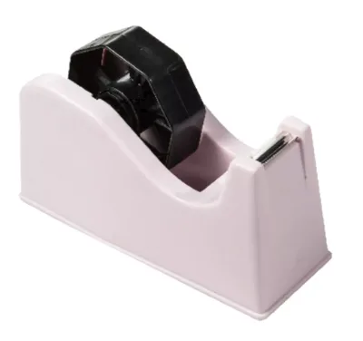 High Quality Color Paper Box Packaging Desktop Weighted Adhesive Tape Roll Dispenser Perfect for Office Home School