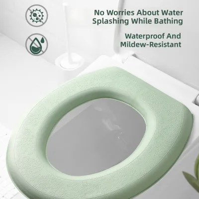 EVA Toilet Seat Cover Waterproof Thickened Foam All-Season Home Use Universal Model A010801001 Zhejiang Origin Toilet Seat