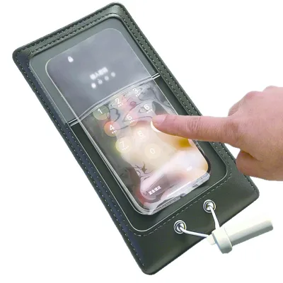 Factory Workshop & Meeting Anti-Photo Phone Bag, Double Frosted Lockable Privacy Case