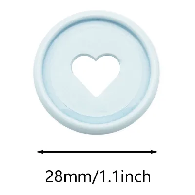 Office Planner Discs 28mm 100 Shetets A4 B5 Size Round Disc Binding Planner Ring PVC Gift Disc for Disbound Planner Accessories