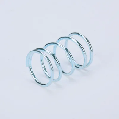 Helical Compression Spring, Carbon Steel Flat Wire Cylindrical Coil Spring