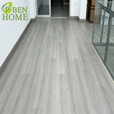 Stable Lock SPC Vinyl Floor, Moisture Proof Wood Pattern Flooring for Old House Renovation Engineering
