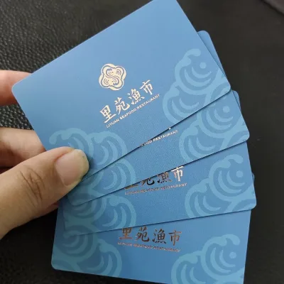 Wholesale Frosted PVC Business Card Custom Transparent Business Card With Logo