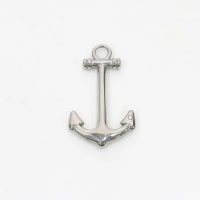 Stainless Steel Trendy Anchor Charm Pendant for Jewelry Making