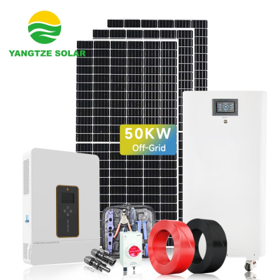 50kW Off-Grid System Robust Weather-Resistant Build with Durability 50kW Stable Energy Long-Term Off-Grid Operations in Harsh