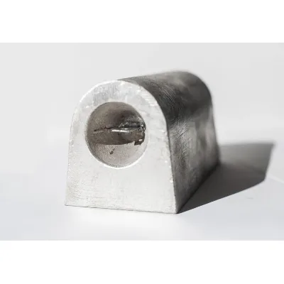 Custom aluminum magnesium sacrificial potlood anode