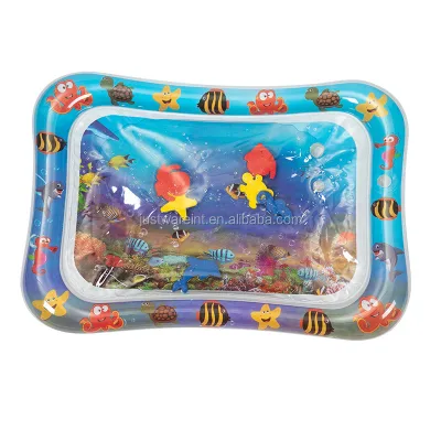 Sunshine Water Play Mat Inflatable Baby Mat Tummy Time Mat for Babies Infants and Toddlers Child Development Accessory