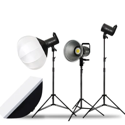 100W COB Studio Photography Continuous LED Video Light Video Studio Light Kit