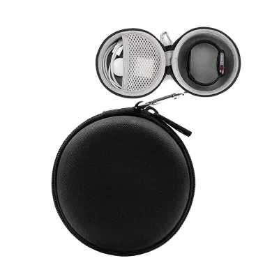 Custom Logo EVA Hard Shell Watch Case for Apple Watch Shockproof Mesh Cable Holder Portable Watch Customized Round Velvet