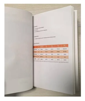 Pure White Uncoated Woodfree Offset Paper Board Cardboard