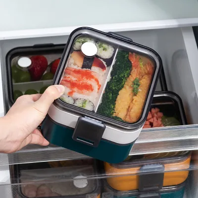 Multi-Layer Rice Box Microwave Oven Safe with Special Plastic Seal Heatable Office Worker Lunch Storage Container