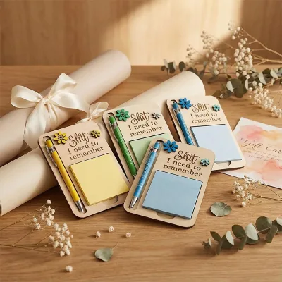 Creative Wooden Note Holders, Holiday Labels, Small Gifts, School Office Desks, Pen Holders, Decorative Crafts
