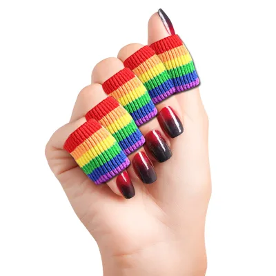 Finger Sleeves Compression Protectors Finger Cots Protectors Thumb Brace for Arthritis Pain Relief Mallet Injuries HA01880