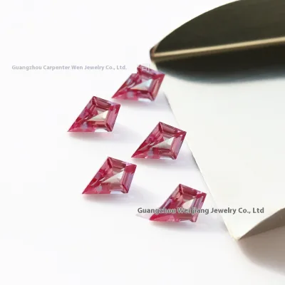 High Quality 12X8 Kite Lift Method Variety of Alexandrite Ruby and Fancy Square Pink Loose Gemstones for DIY