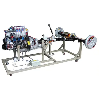 Powertrains Section Model Gearbox and Engine Trainer Automotive Education Equipment Training Bench(FR)