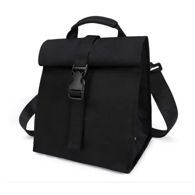 Custom Outdoor 16Oz Heavy Waxed Canvas Waterproof Cooler Girl Casual Backpack School Bag and Lunch Bag Set