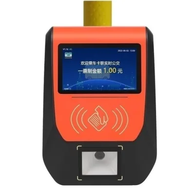 Robust IP56 Ticket Fare Collection Machine with 4G NFC Card Reader Support SDK for Payment