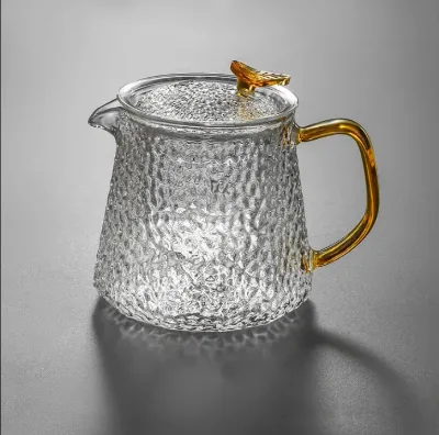 Modern Eco-Friendly Large Capacity Stovetop Safe BPA Free Tea Kettle Filter Loose Leaf Tea Maker Set Heat Proof Glass Teapot
