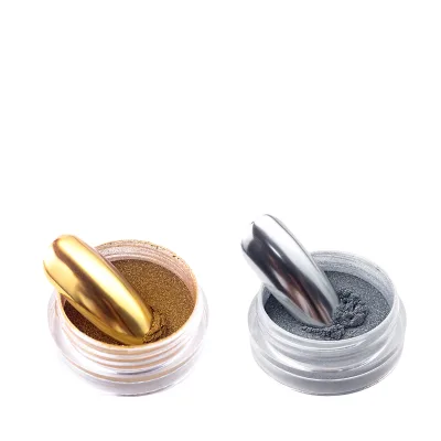 SH Newby Luxury Elegant Mirror Chrome Effect Silver Gold Color Loose Nail Art Pigment Powder DIY MSDS Certified
