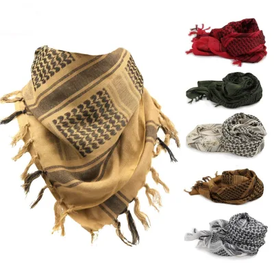 Summer Breathable Man Women Arab Scarf Fashion Outdoor Lightweight Hijab Scarf Spring Plaid Head Scarf