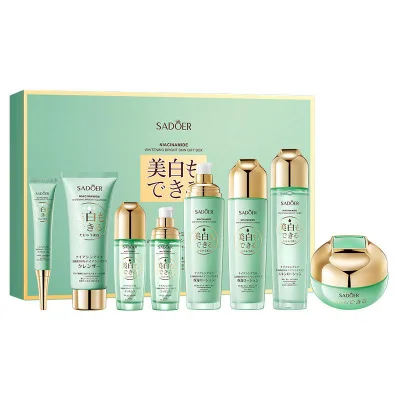 G OEM ODM SADOER Moisturizing and Mild Skin Care Products Nicotinamide Whitening Skin Care Set