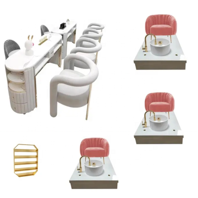 Nail Salon Furniture Nail Tech Table Manicure Desk