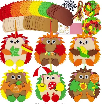 3D EVA Foam Sticker Puzzle Game DIY Cartoon Animal Learning Education Toys for Toddler Kids Art Craft Kits