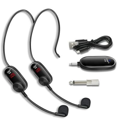 Cordless Mic Omni Directional Mic Gooseneck Microphone for Phones Laptop and Headsets and Wireless Microphone Systems Uhf