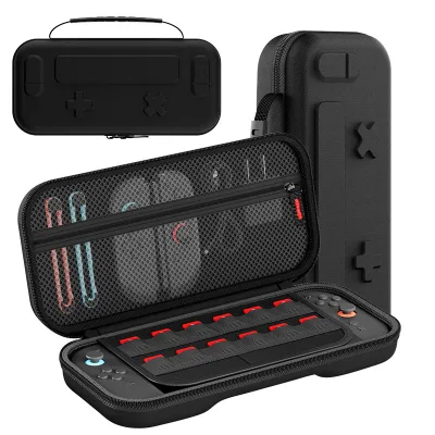 Handheld Casual Portable Hard-Shell Case for Marvic Mini-2 Drone Controller Nintendo Switch 2 12 Card Slots EVA Material Zipper