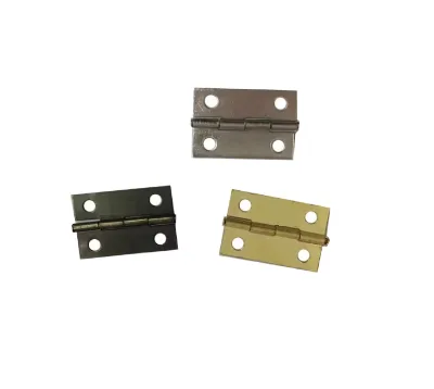 Galvanized Iron Wholesale Metal Hinges Silver/Gold Color Square Shape Carton for Gift Jewelry Box Wooden Craft Door Cabinet