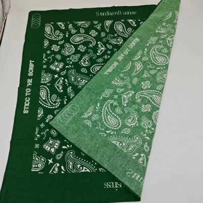 Factory Cotton Bandana Custom Made Bandanas Digital Full Printing Bandanas