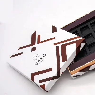 Custom Printing Luxury Folding Gold Foil Stamping Logo Chocolate Bar Box Chocolate Packaging Box