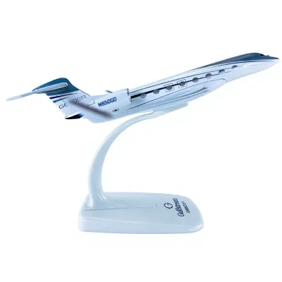 16cm 1 200 Scale Solid Alloy Gulfstream G650ER Aircraft Model Flight Simulator with Factory-Authentic Paint Scheme