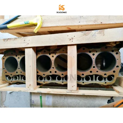 6D16T Engine Cylinder Block, SK330-6 Engine Spare Parts, Kobelco SK330-6 Excavator Engine Cylinder Block