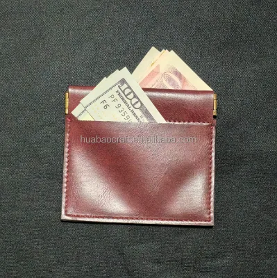 Customized Size Eco-Friendly Durable Plastic Pouch for Coins Packaging Multiple Colors Options Metal Shrapnel Opening